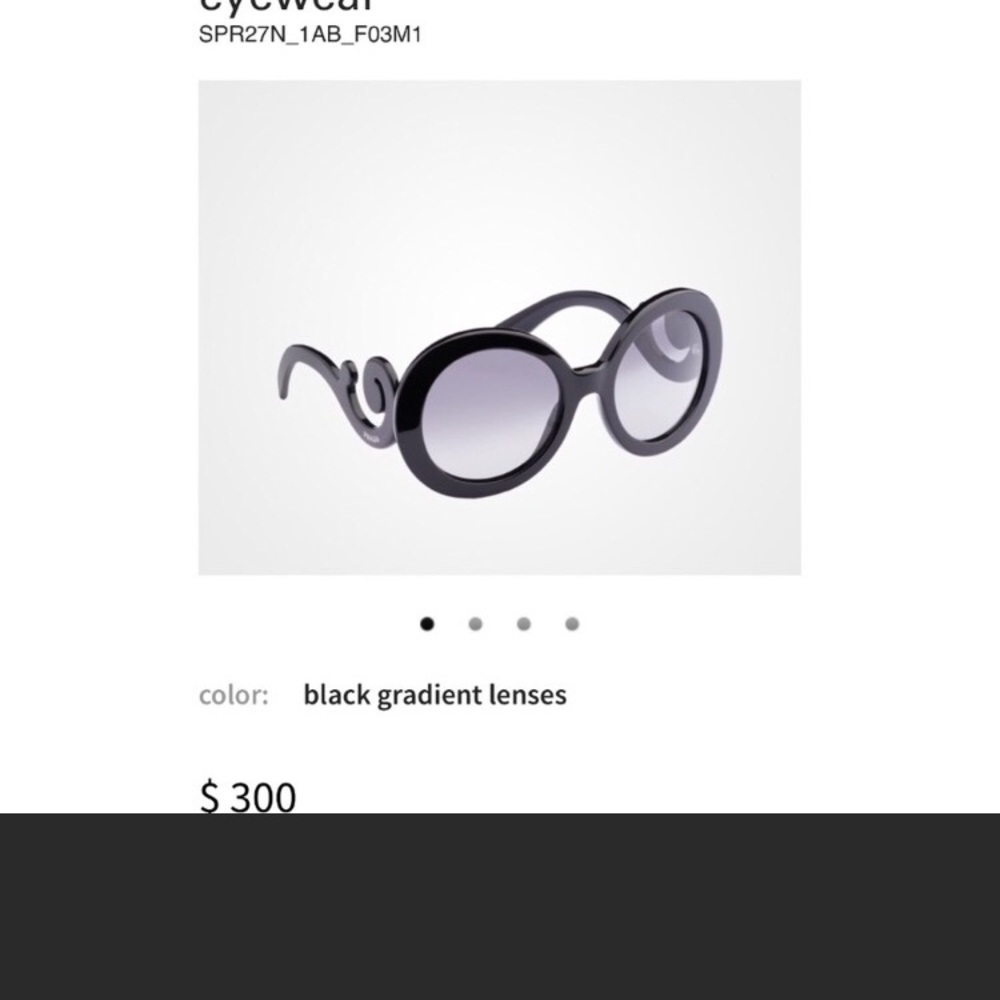 Black Prada authentic sunglasses